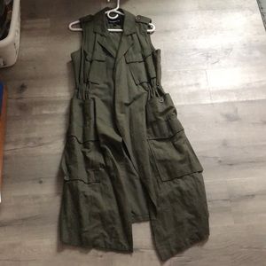 Who What Wear long cargo vest